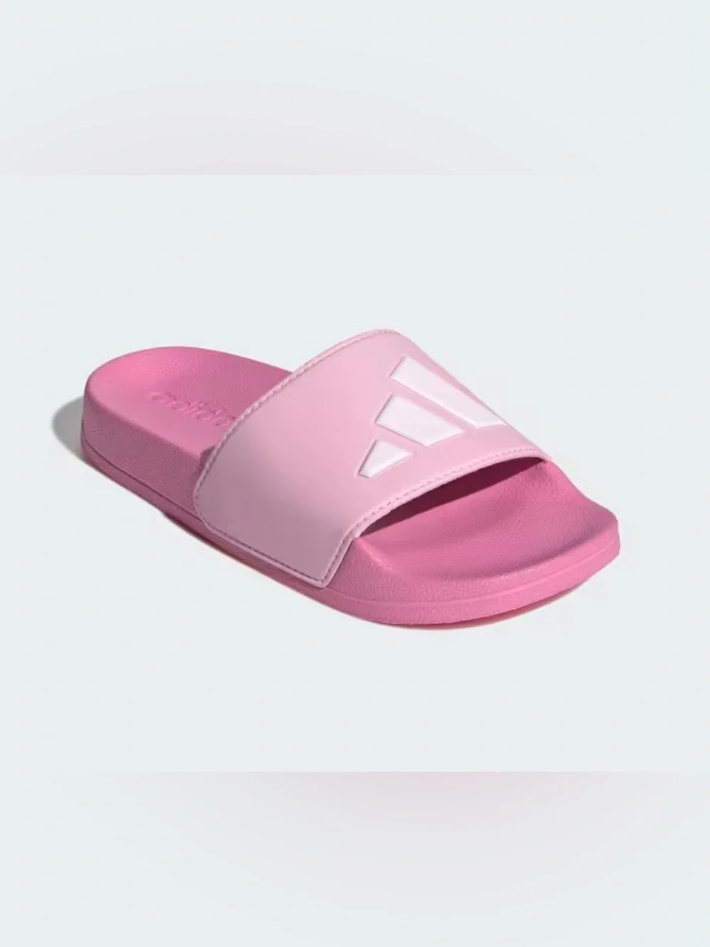 ADIDAS ~ ADILETTE SHOWER LOGO SANDALS KIDS ~ Girls age 4 - 7 ~ Size 12K ~ * NIB